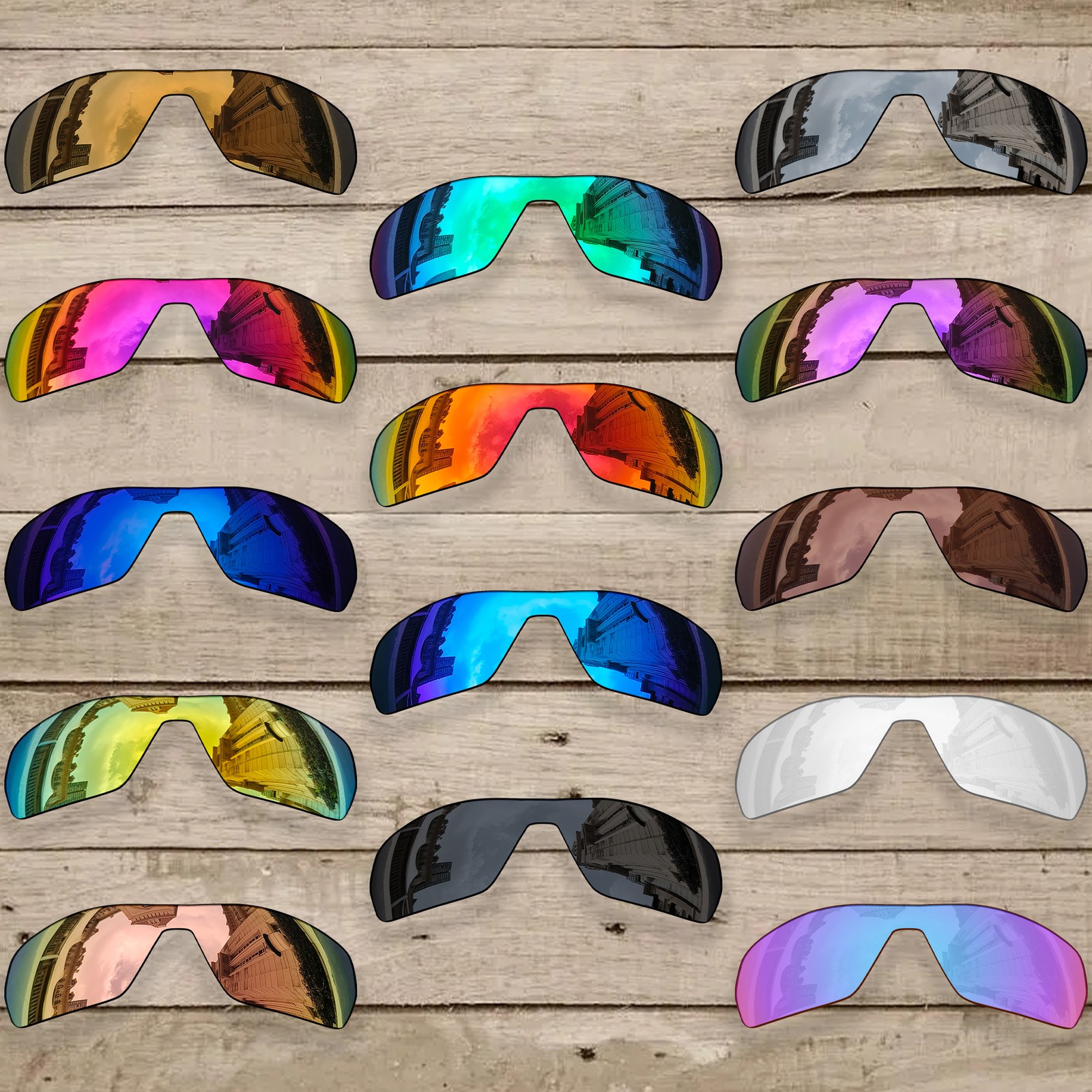 Anti-Scratch Polarized Replacement Lenses for-Oakley Offshoot OO9190 Sunglass