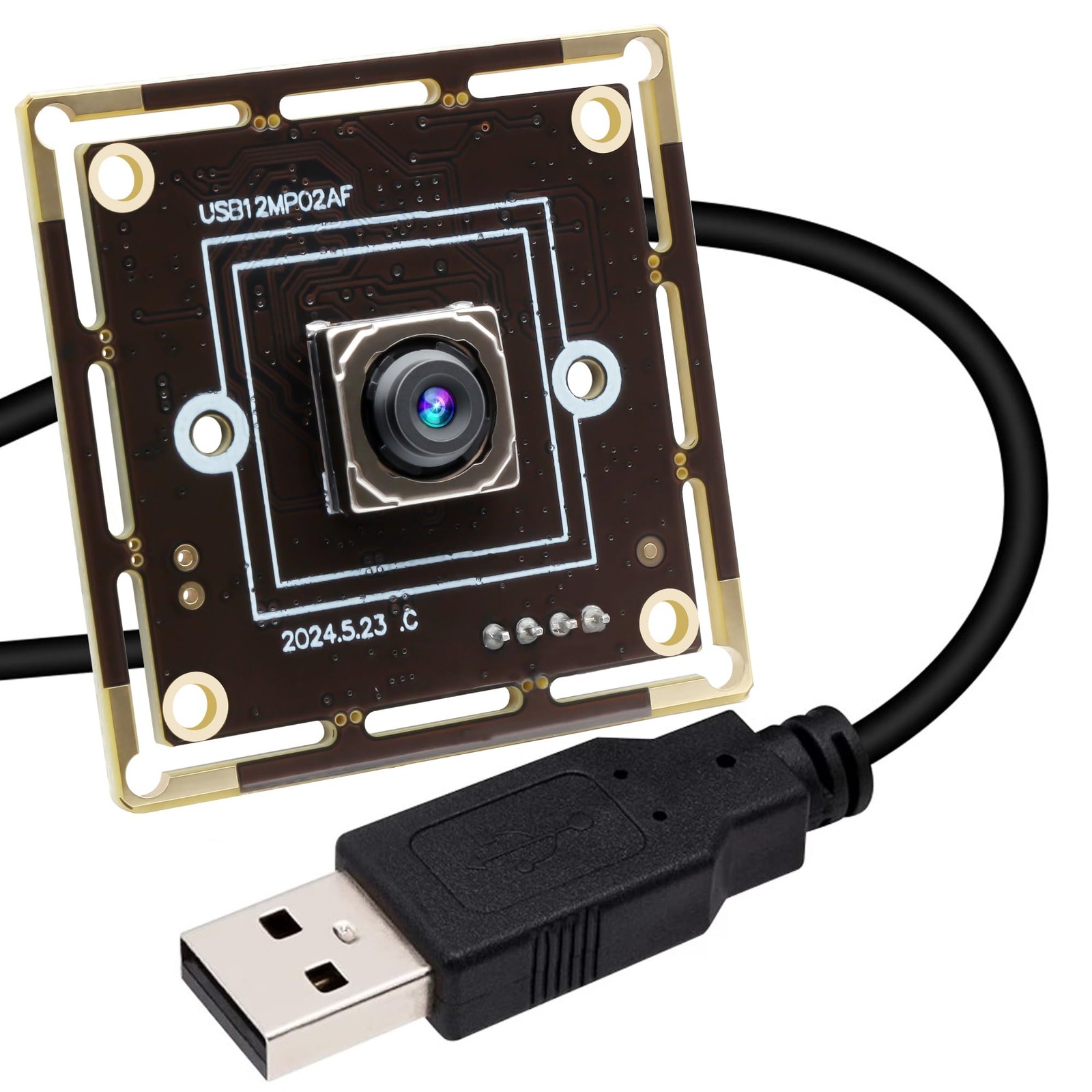 12mp Autofocus USB Camera Module 4K 30fps Webcam Board for Computer Mini UVC ...