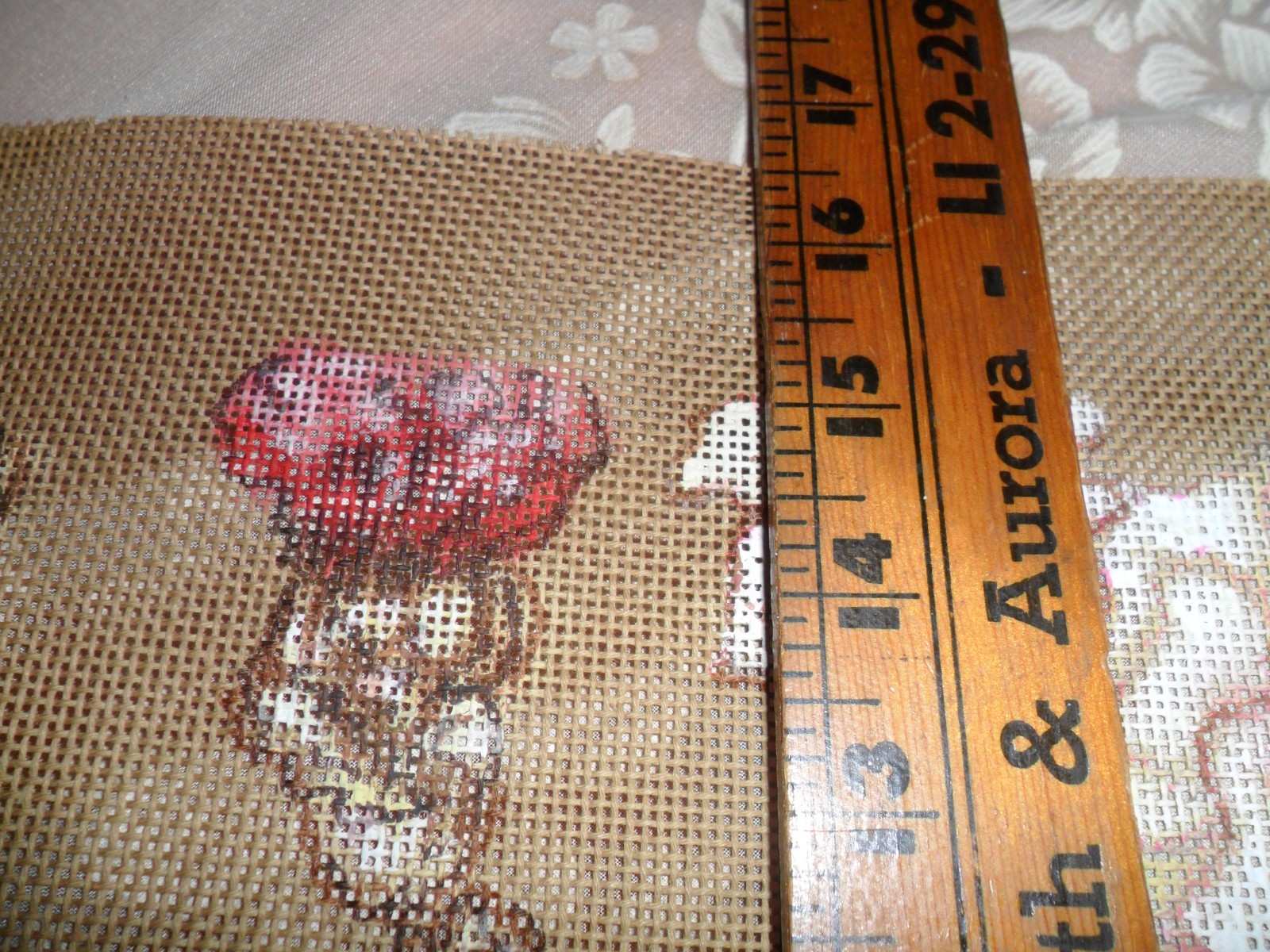 Exquisite Handpainted Needlepoint Canvas - Glorious Florals 16 Count Mono
