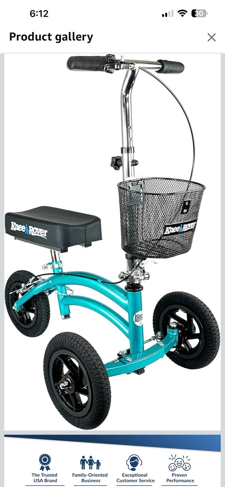 Knee Rover Scooter Knee Walker  For kids And Young Adults