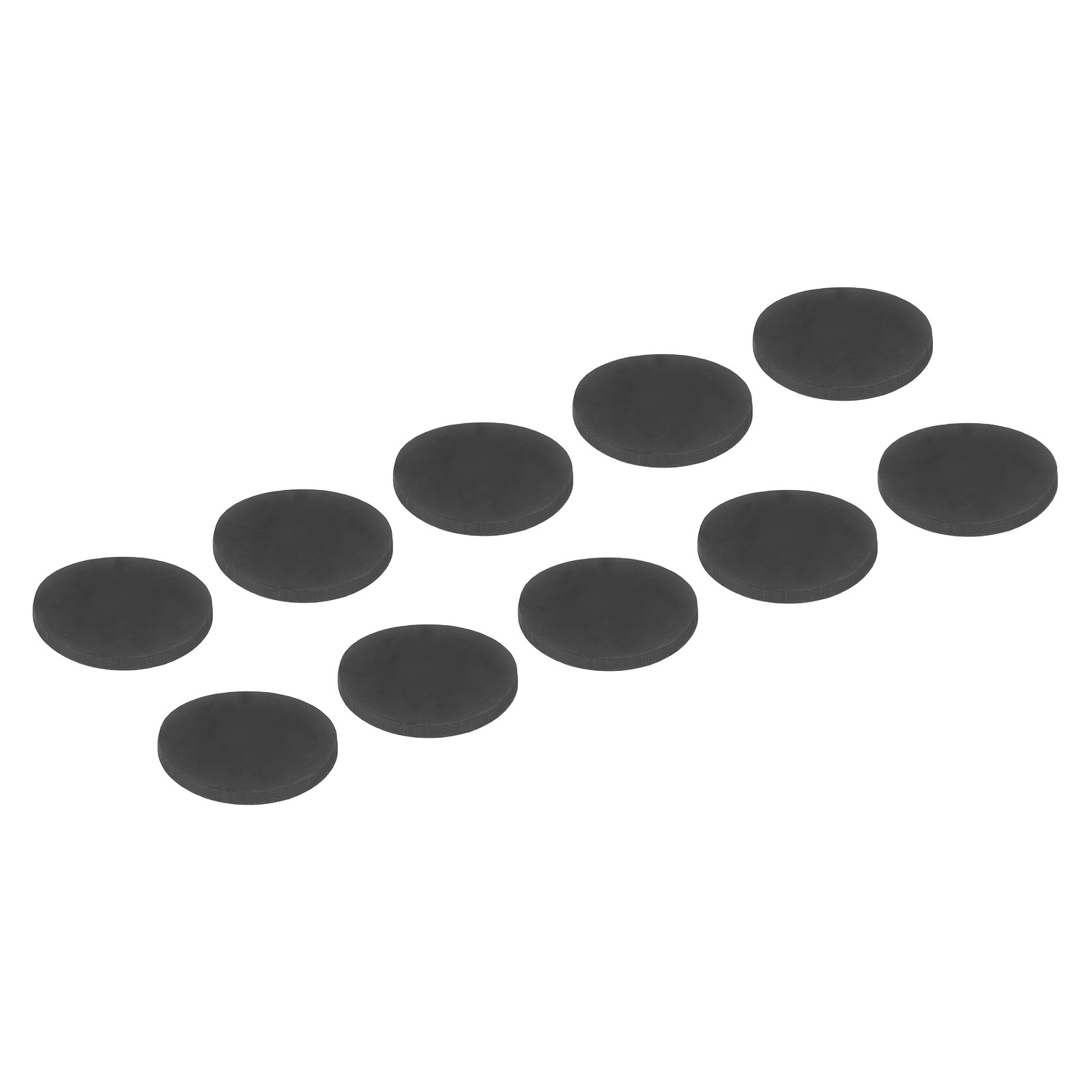10 Pcs Non Slip Furniture Pads 58mm x 5mm, Adhesive Backed Rubber Feet