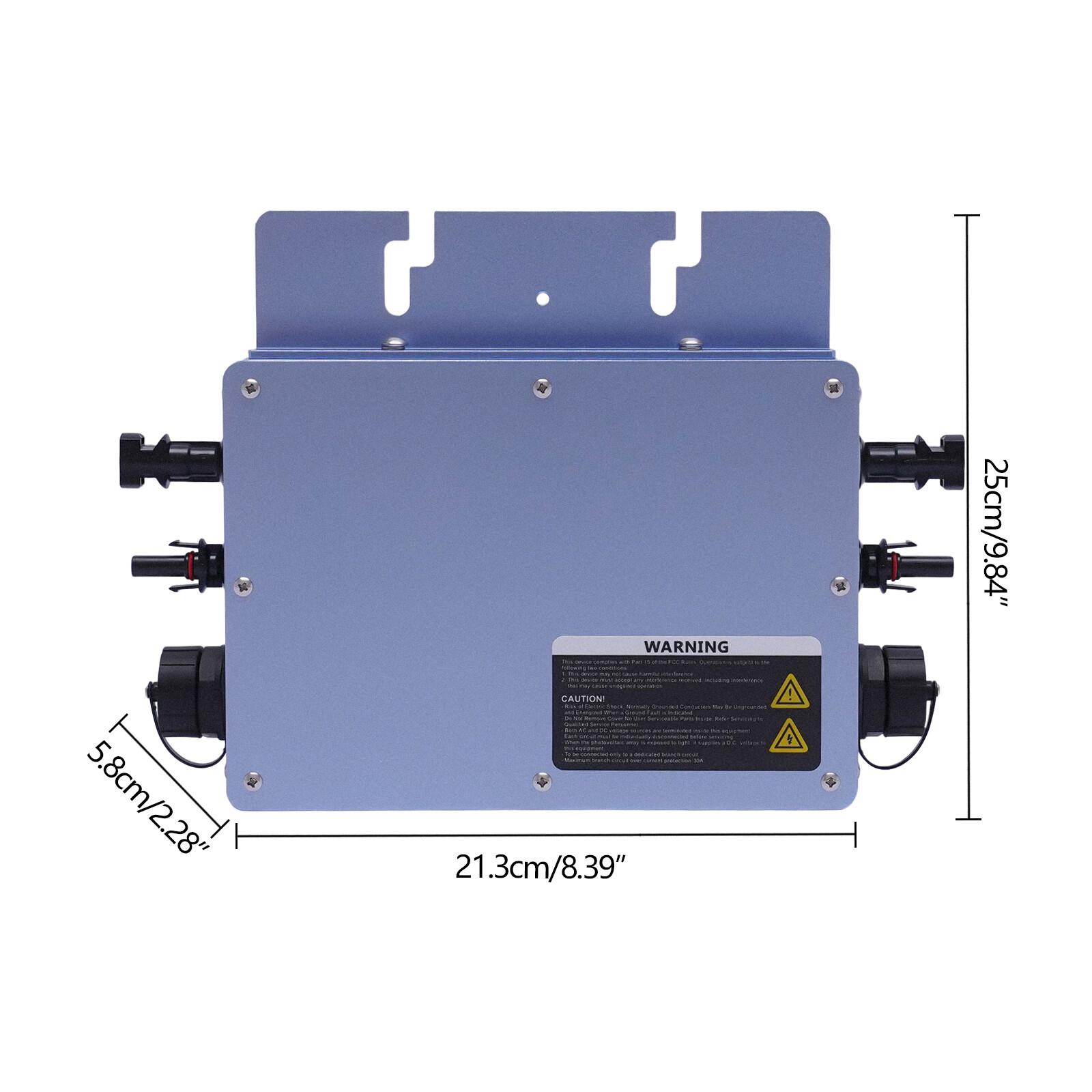 IP65 Waterproof 600W Solar Microinverter with LCD Display for Efficient Power