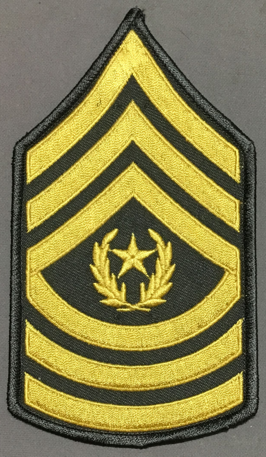 Army Rank E-9 Command Sergeant patch