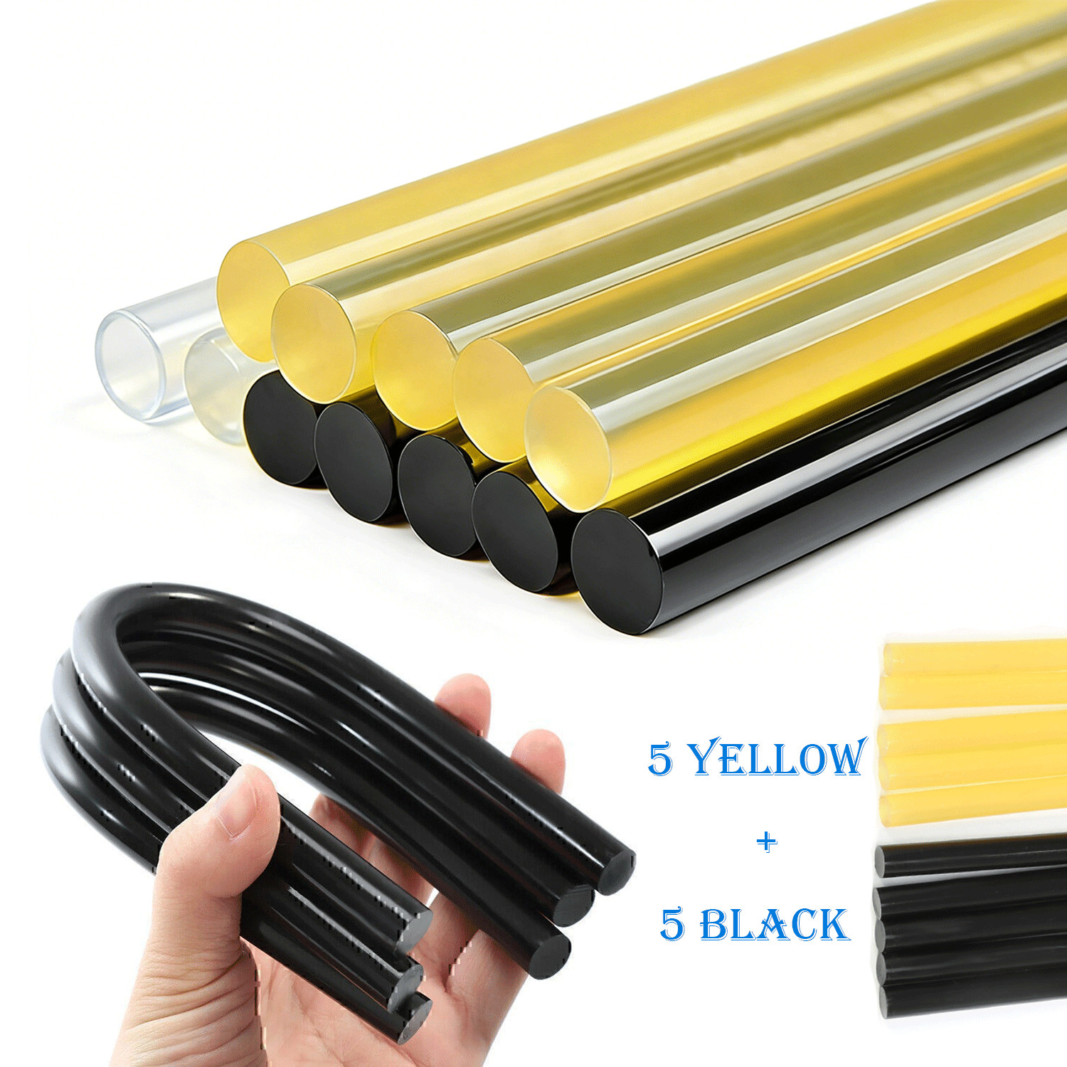 Paintless Dent Repair Glue Sticks Hot Melt Glue Stick Car Dent Repair Tool 10PCS
