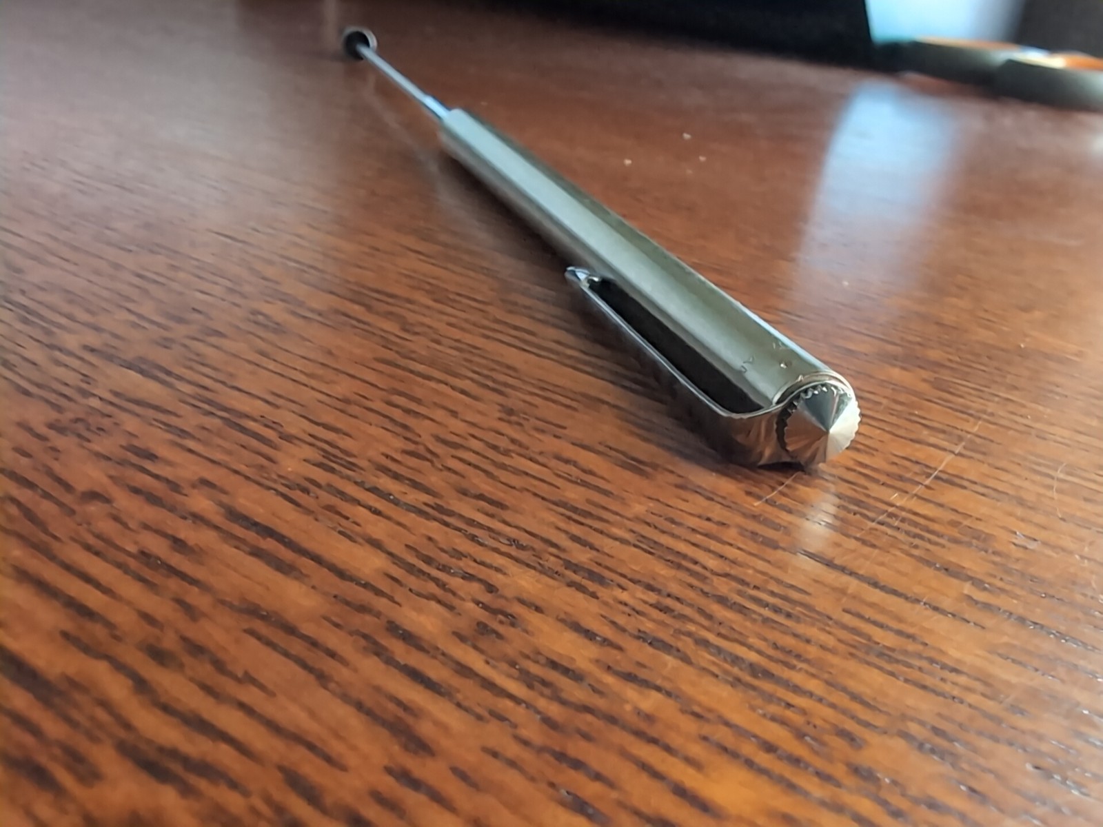 Vintage EMPHASIS Pointer Telescoping 25” Stainless With Pocket Clip JAPAN