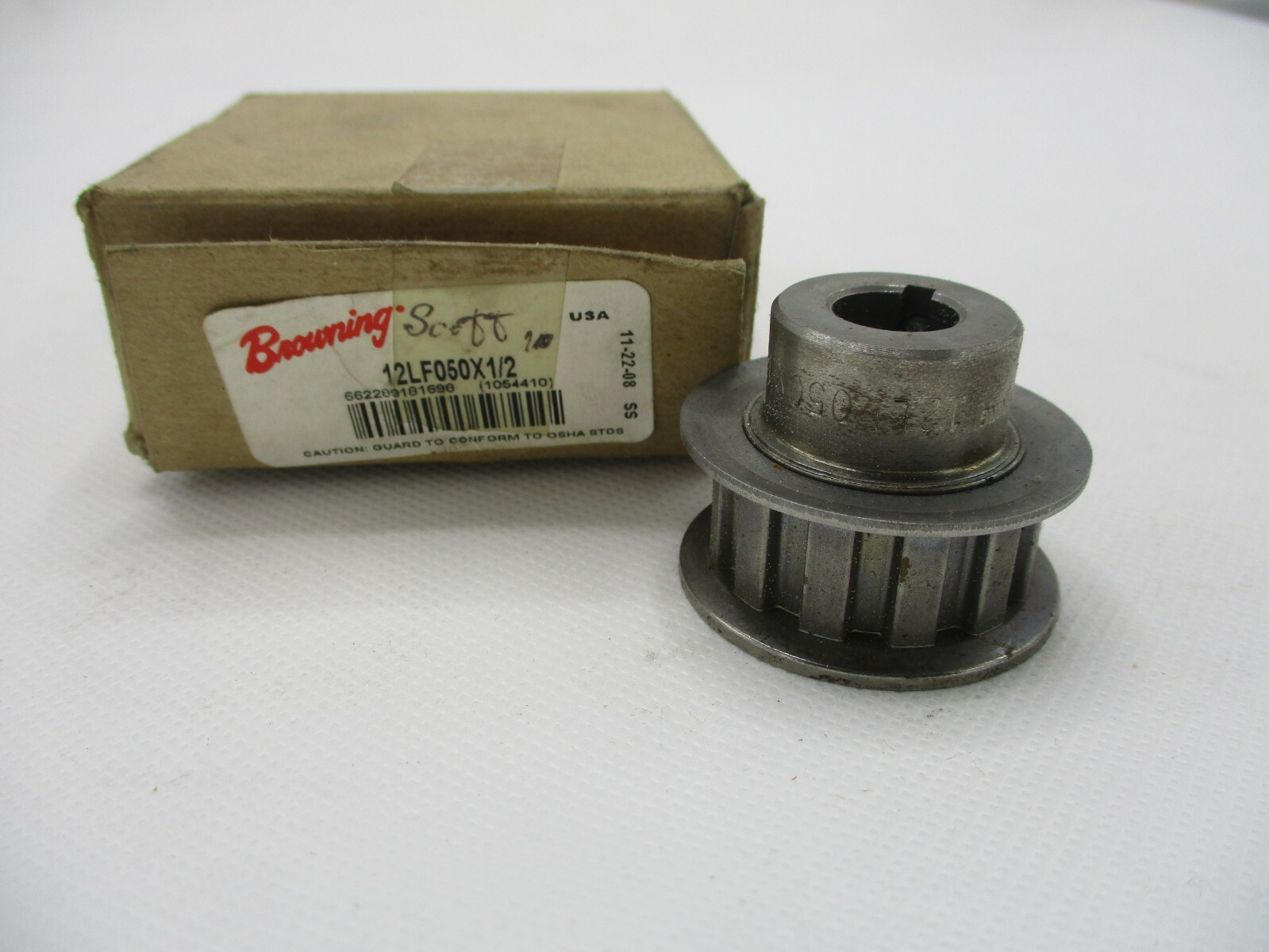 NEW BROWNING 12FL050X1/2 TIMING BELT PULLEY