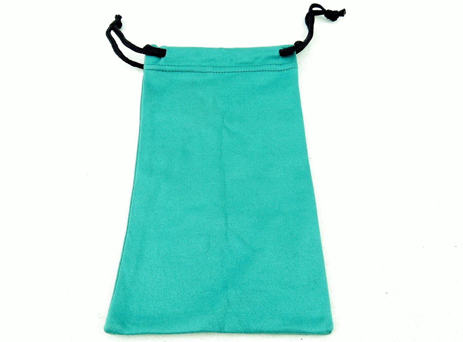 Microfiber Drawstring Accessory Pouch 4" x 7", GREEN ~ Eyeglasses, Makeup, Phone