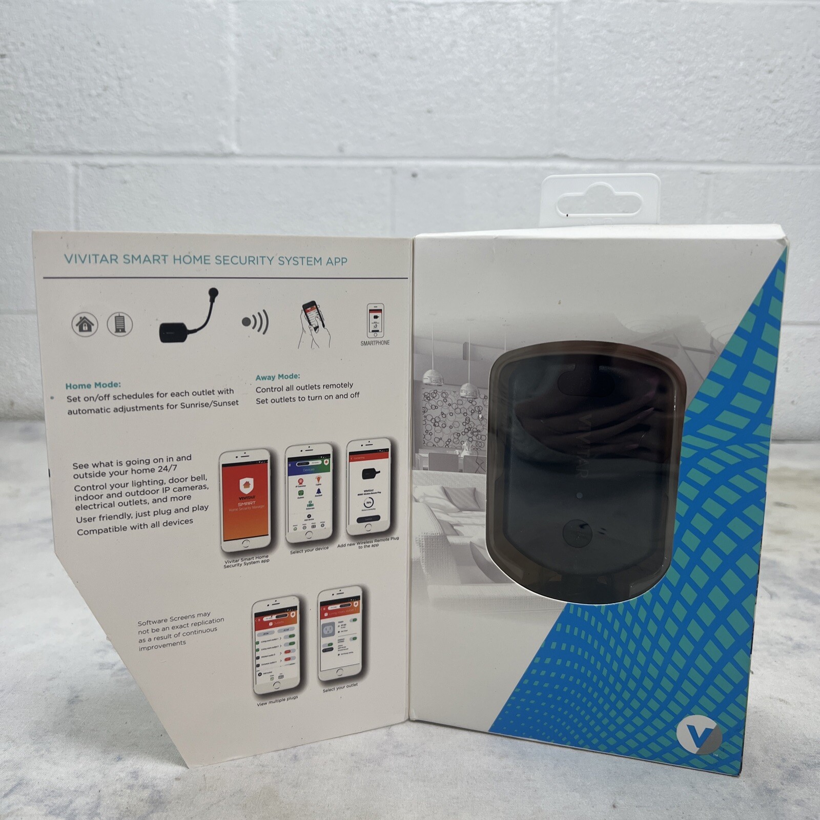 Vivitar Smart Security Waterproof Outdoor Smart Plug-Alexa and Google Assistant