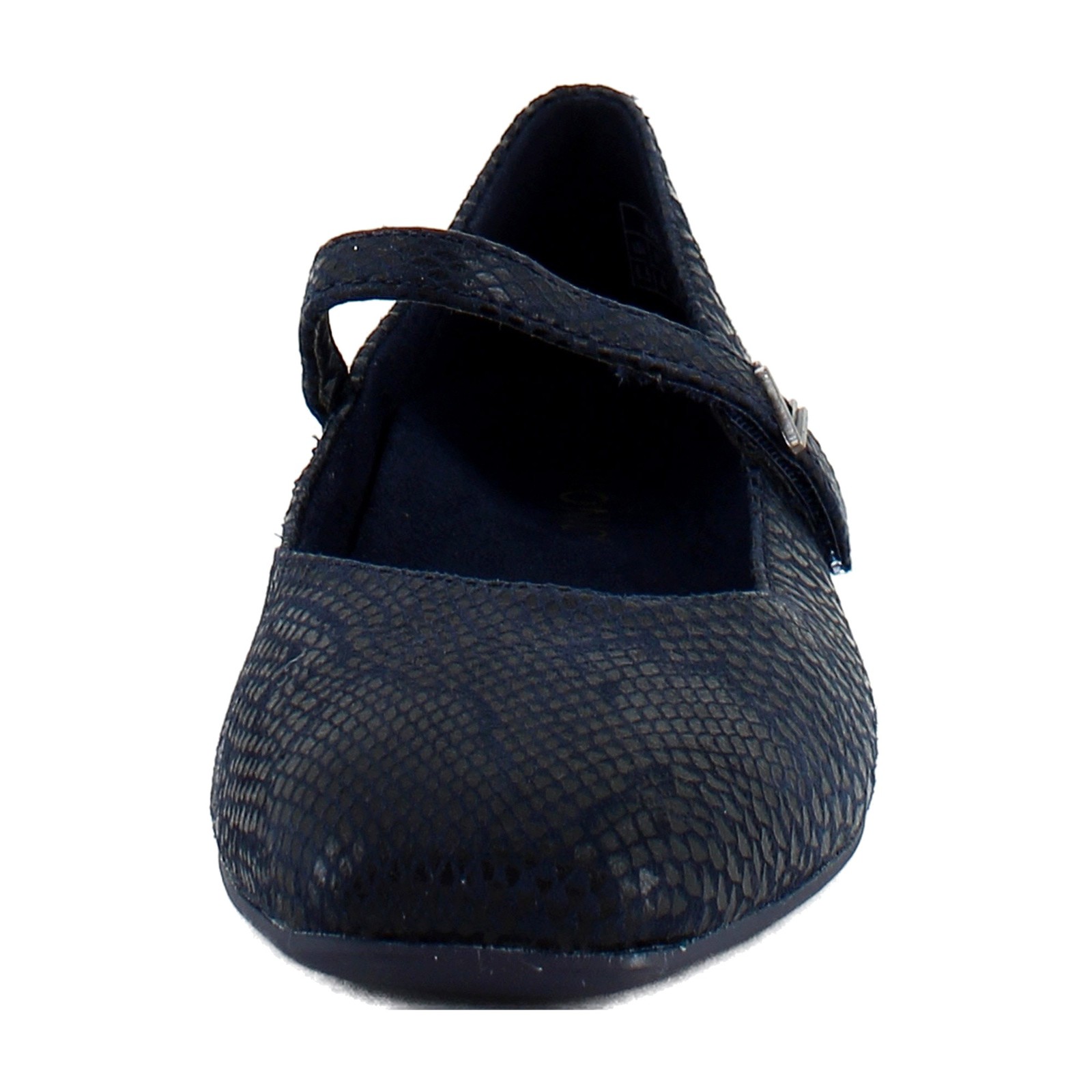 Vionic Alameda Womens Flats Navy Snake