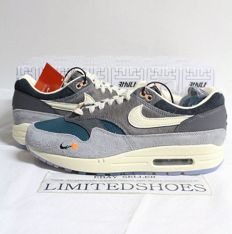 2022 NIKE AIR MAX x KASINA AIR MAX 1 SP Particle Grey Black DQ8475-001 MEN