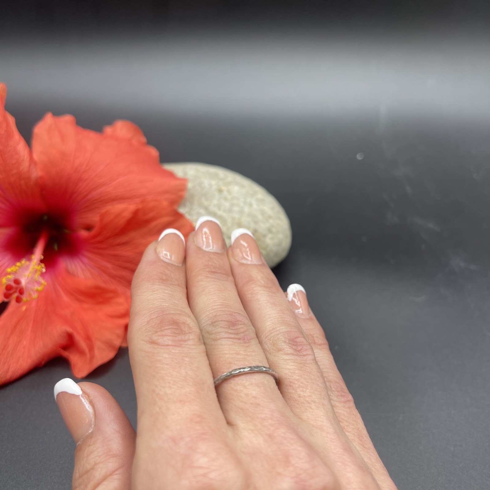 Stunning Unique Handmade 925 Sterling Silver Stackable Band Ring #B99