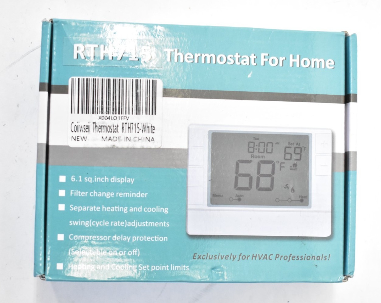 Coiiwesei Programmable Thermostat For Home HVAC Systems 2 Heat/2 Cool Set