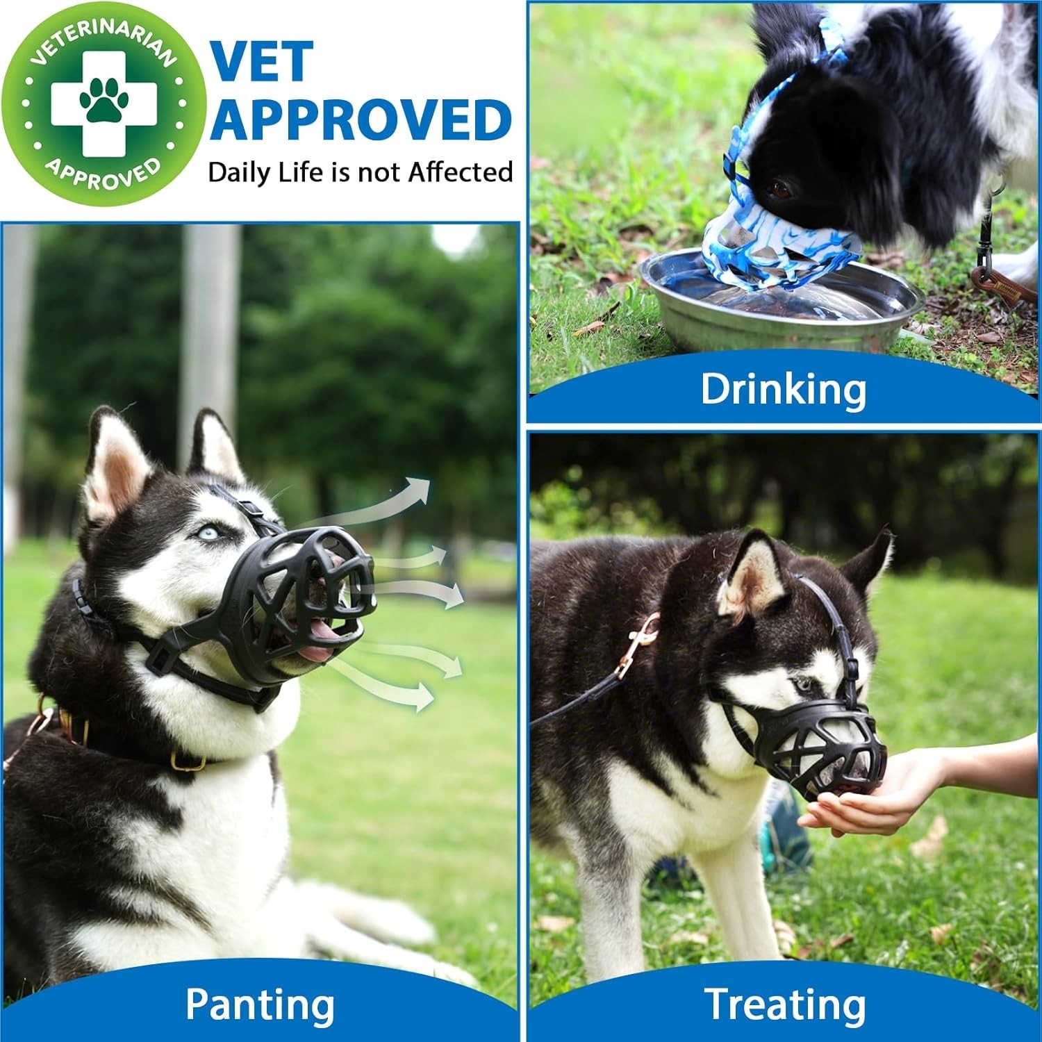 Durable Dog Muzzle for Training - Breathable Basket Style for Comfortable Wear