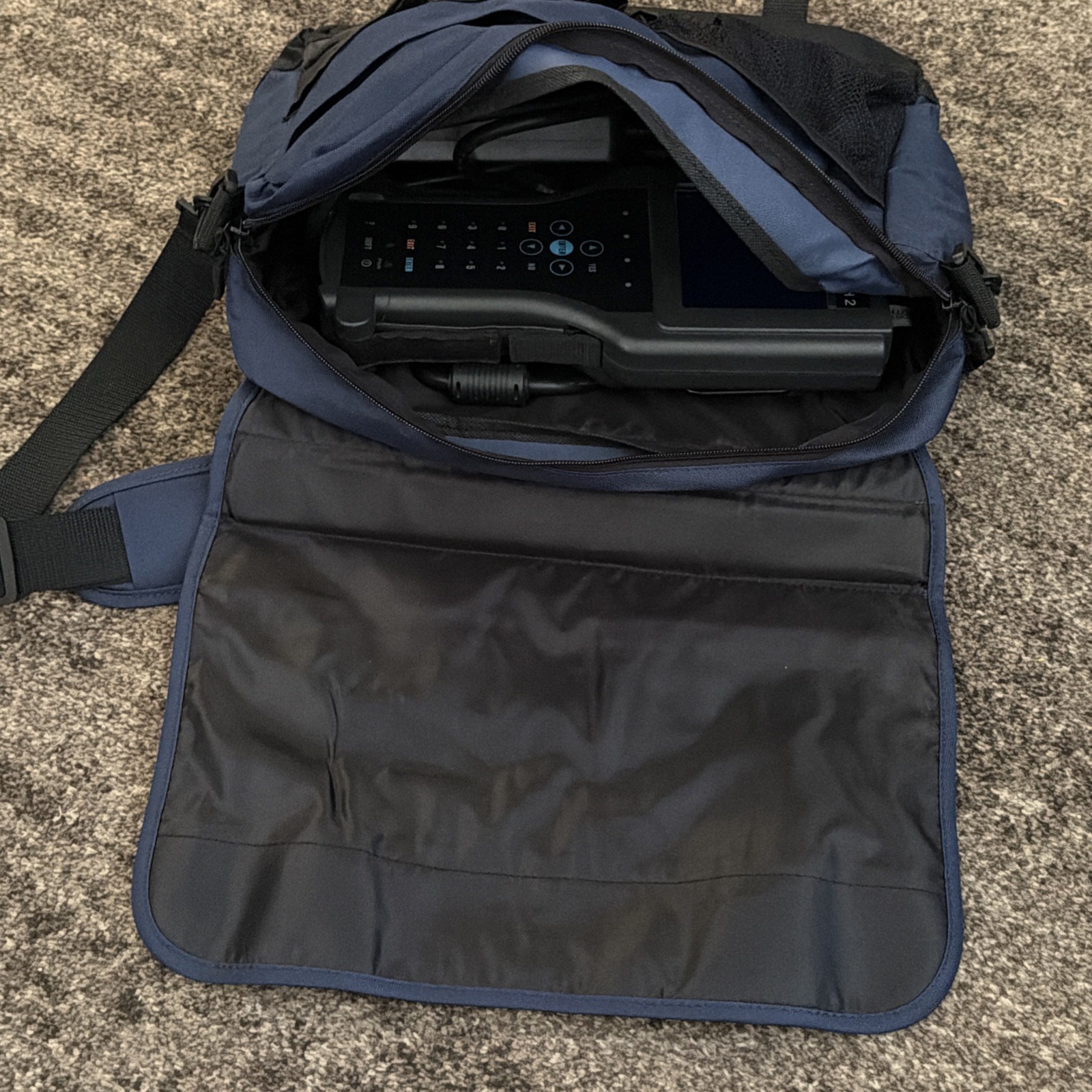 SAAB Blue Black Bag Carry Tech2 II Computer Candi Swedish Auto Car CASE ONLY