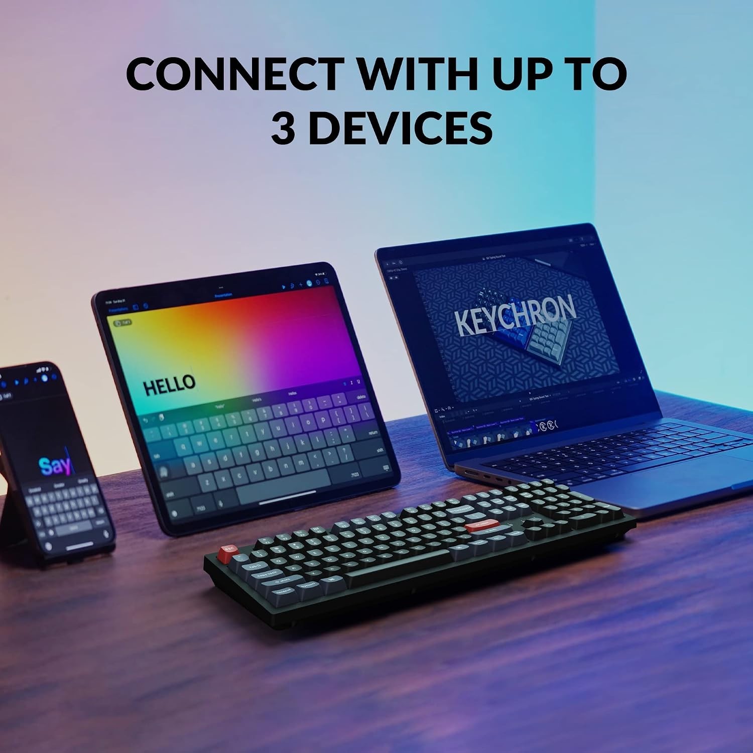 K10 Pro Wireless Custom Mechanical Keyboard Full-Size Layout | QMK Programmab...
