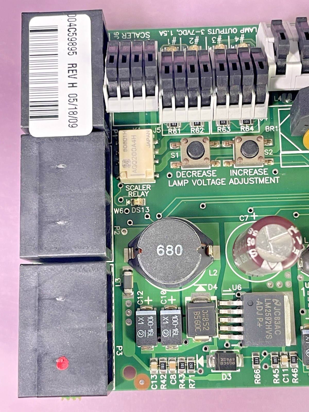 Adec Dental Delivery Replacement Control Head Circuit PC Board REF: 43.0004.00