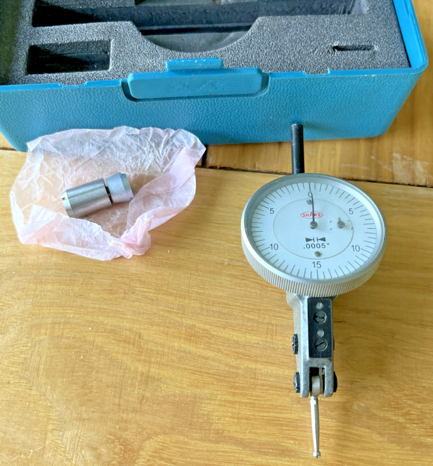 Shars Precision .030" Dial Test Indicator 0-15-0 0.0005