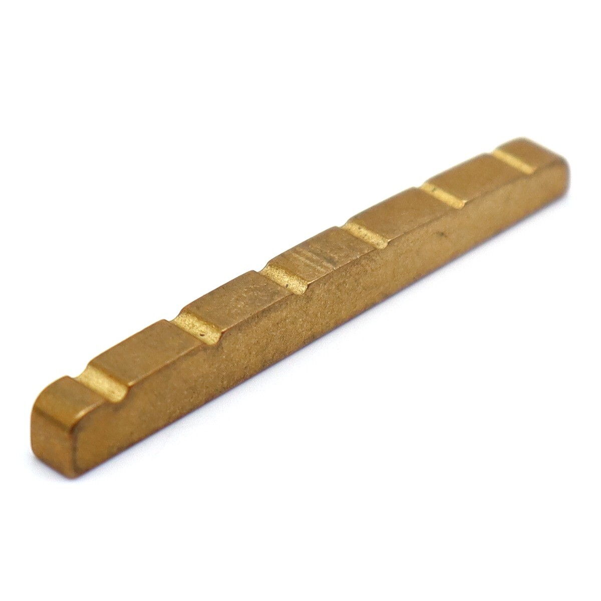1x 6-String 42mm Brass Electric Nut Slotted Nut for Strat Tele Electric Guitar