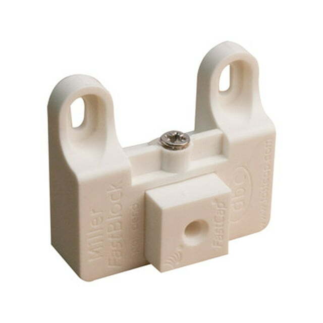 FastCap MILLER FASTBLOCK Plastic Adjustable Drawer Slide Spacers (2 Pack)