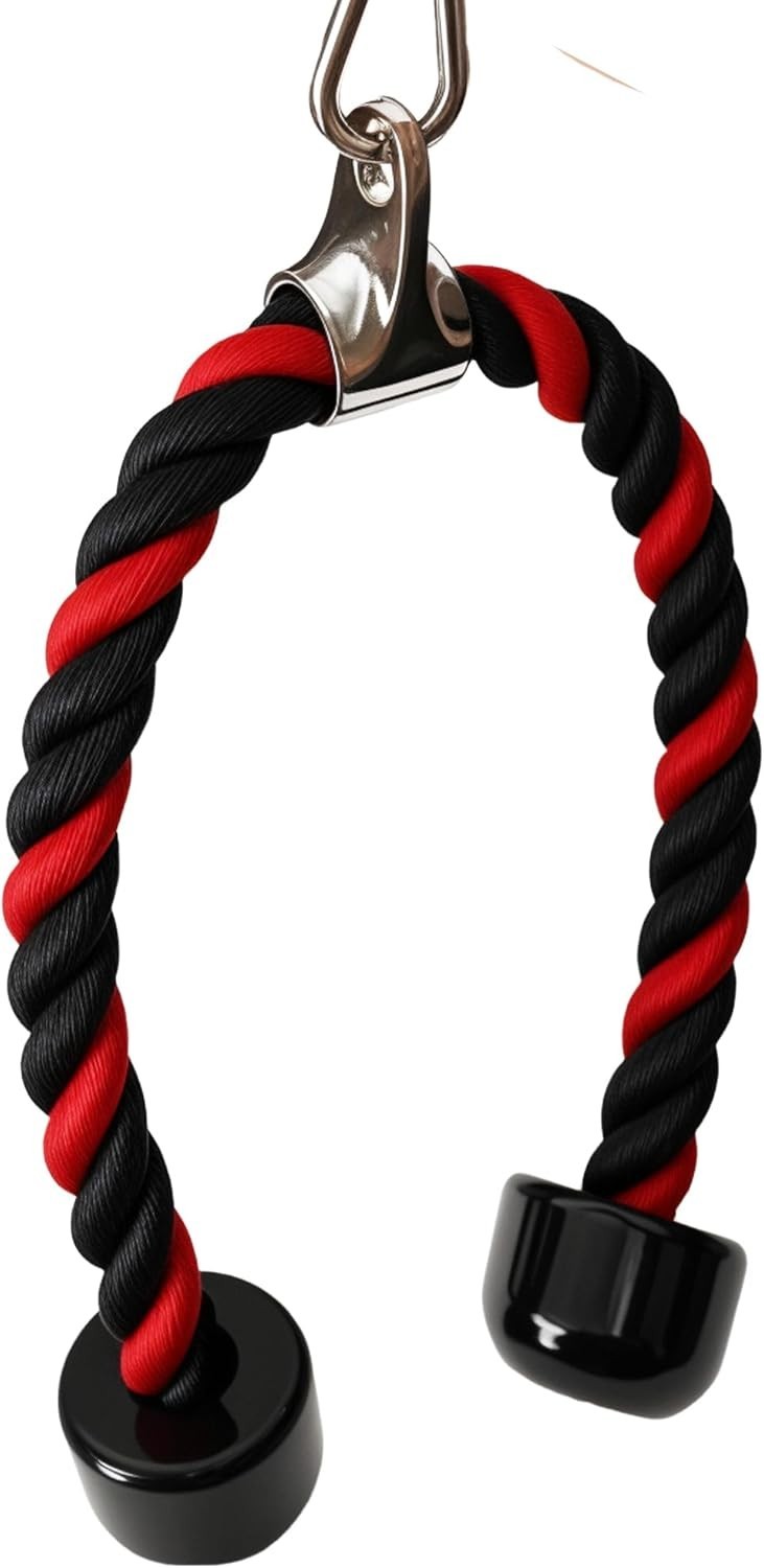 Universal Tricep Rope - Versatile Cable Machine Attachment for All Workouts
