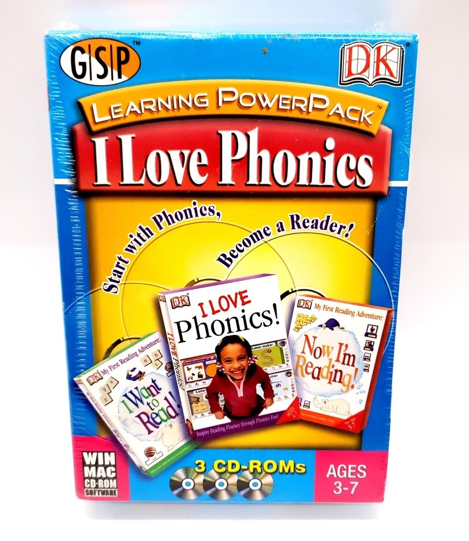 NIP I LOVE PHONICS 3 CD's for 3 to 7 Years Old - Become A Reader For Kids Learn