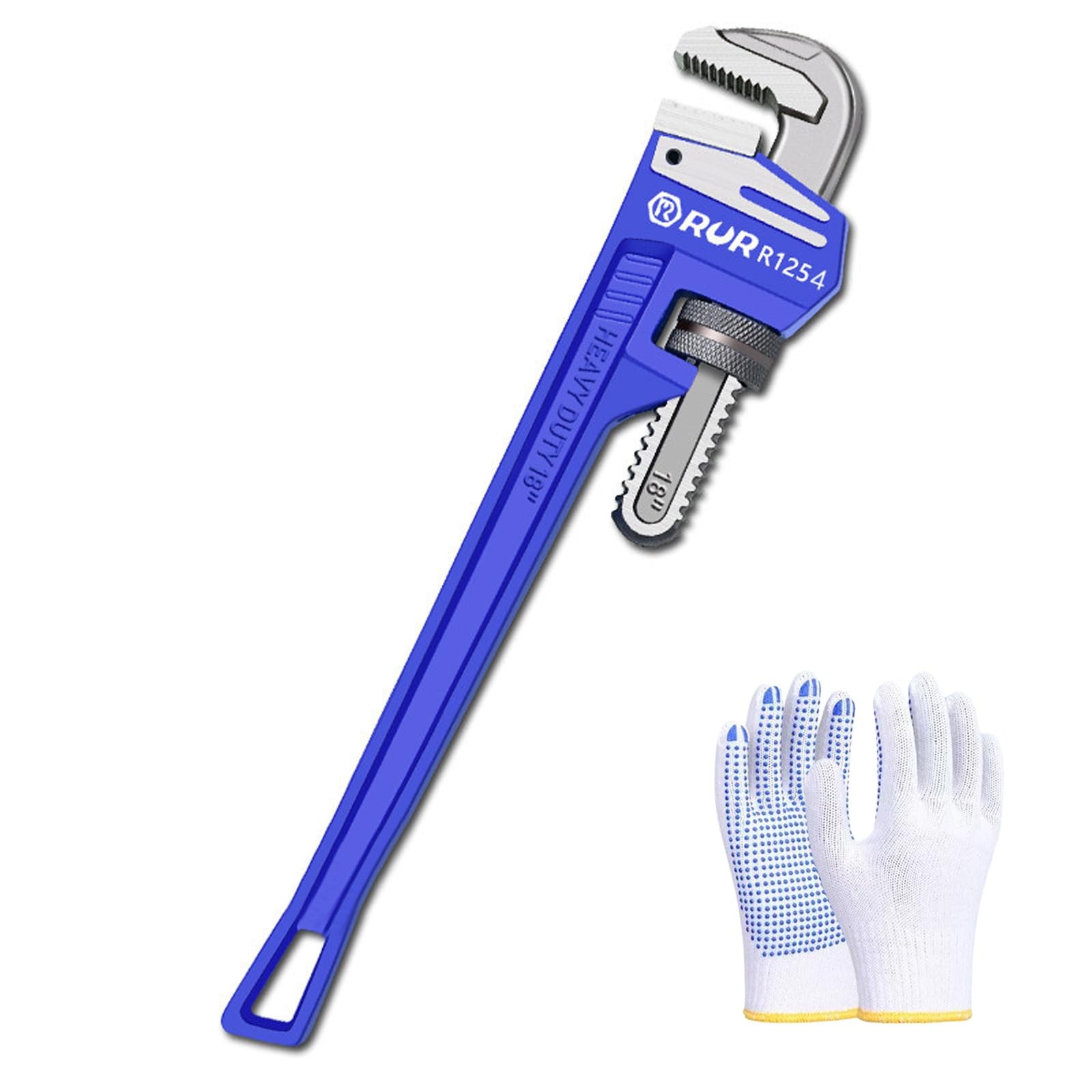 18 Inch Pipe Wrench | Plumbers Wrench, Heavy Duty Plumbing Tools | Forged fro...