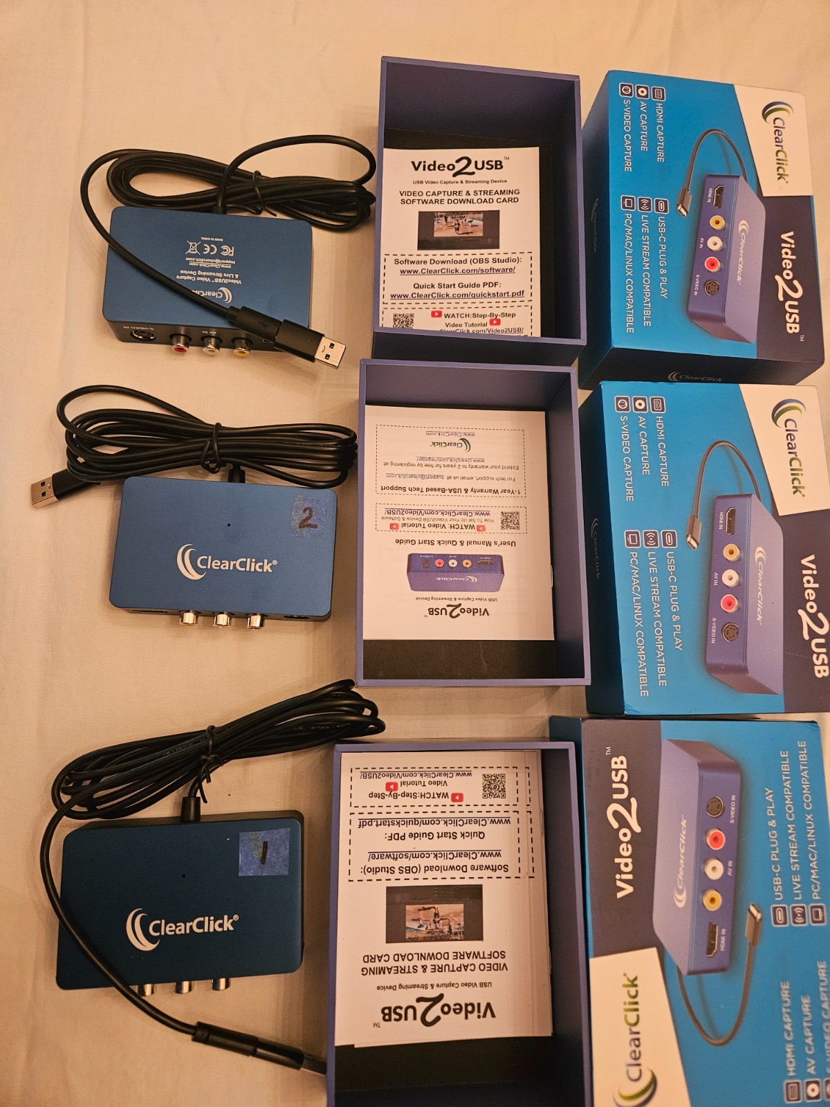 3-Clearclick HD 4K video capture and Live Streaming (HDMI/S-Video/AV capture)