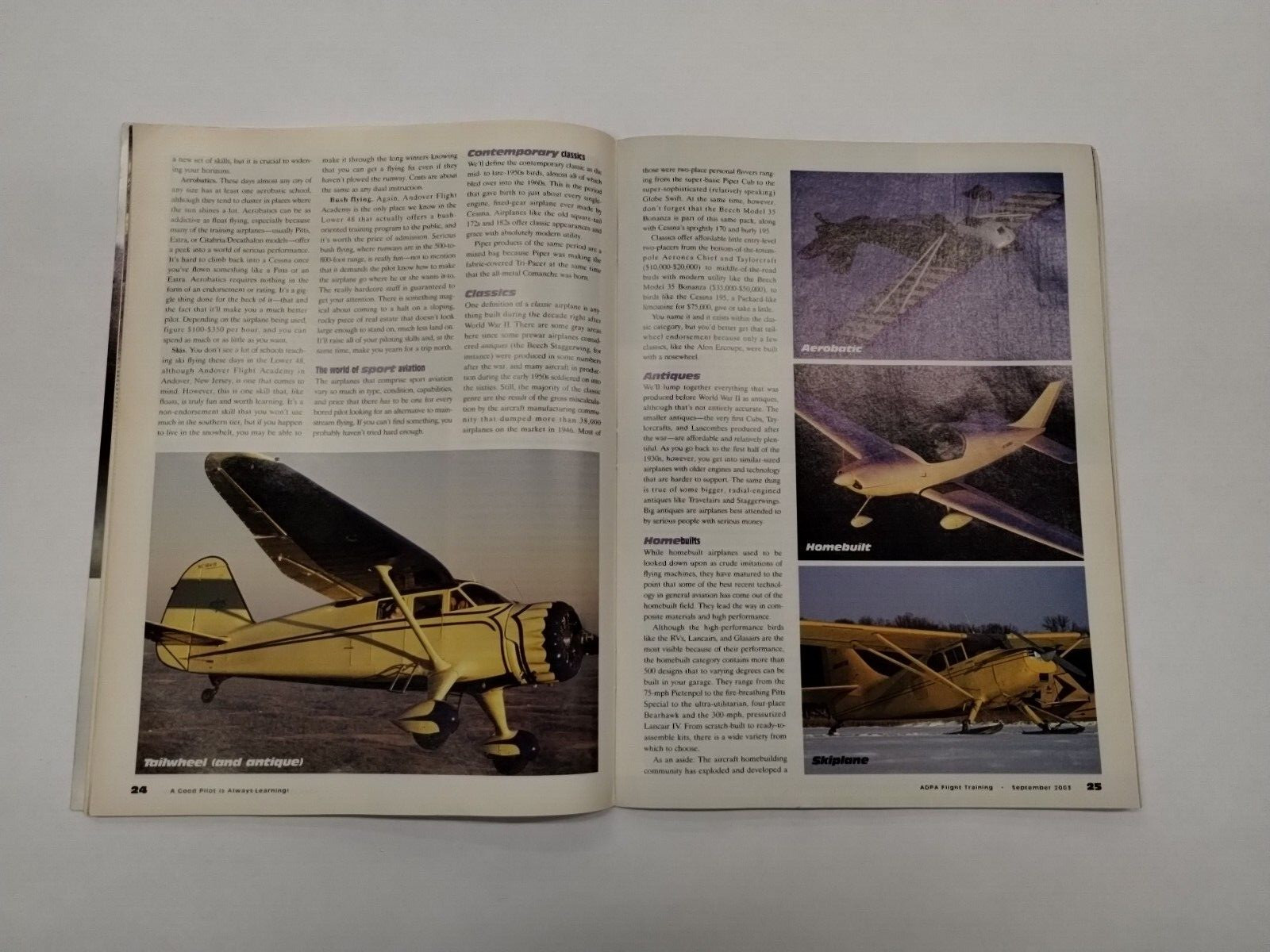 AOPA Flight Training Magazine September 2003-Original