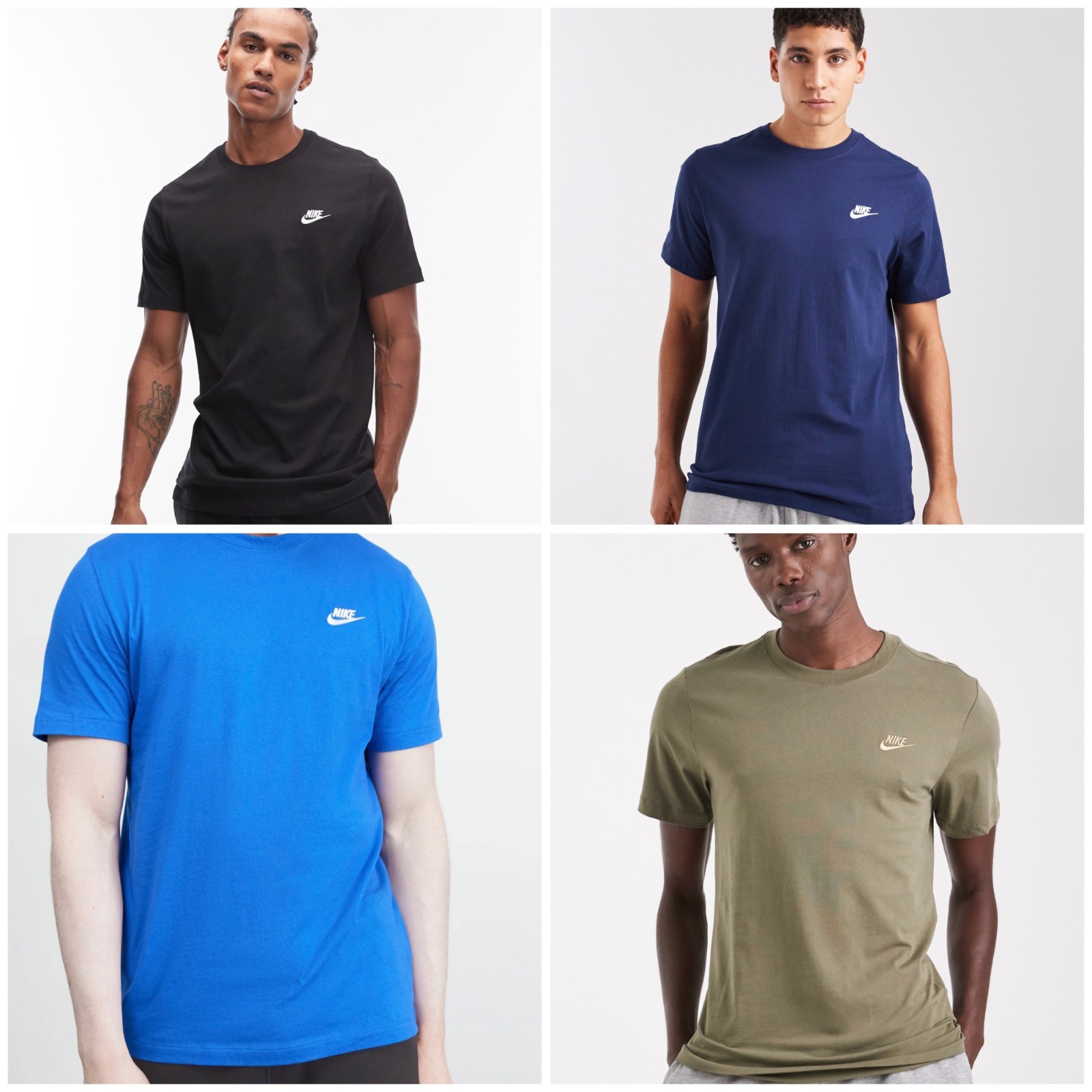 NIKE CLUB MENS EMBROIDERED SHORT SLEEVE TSHIRT