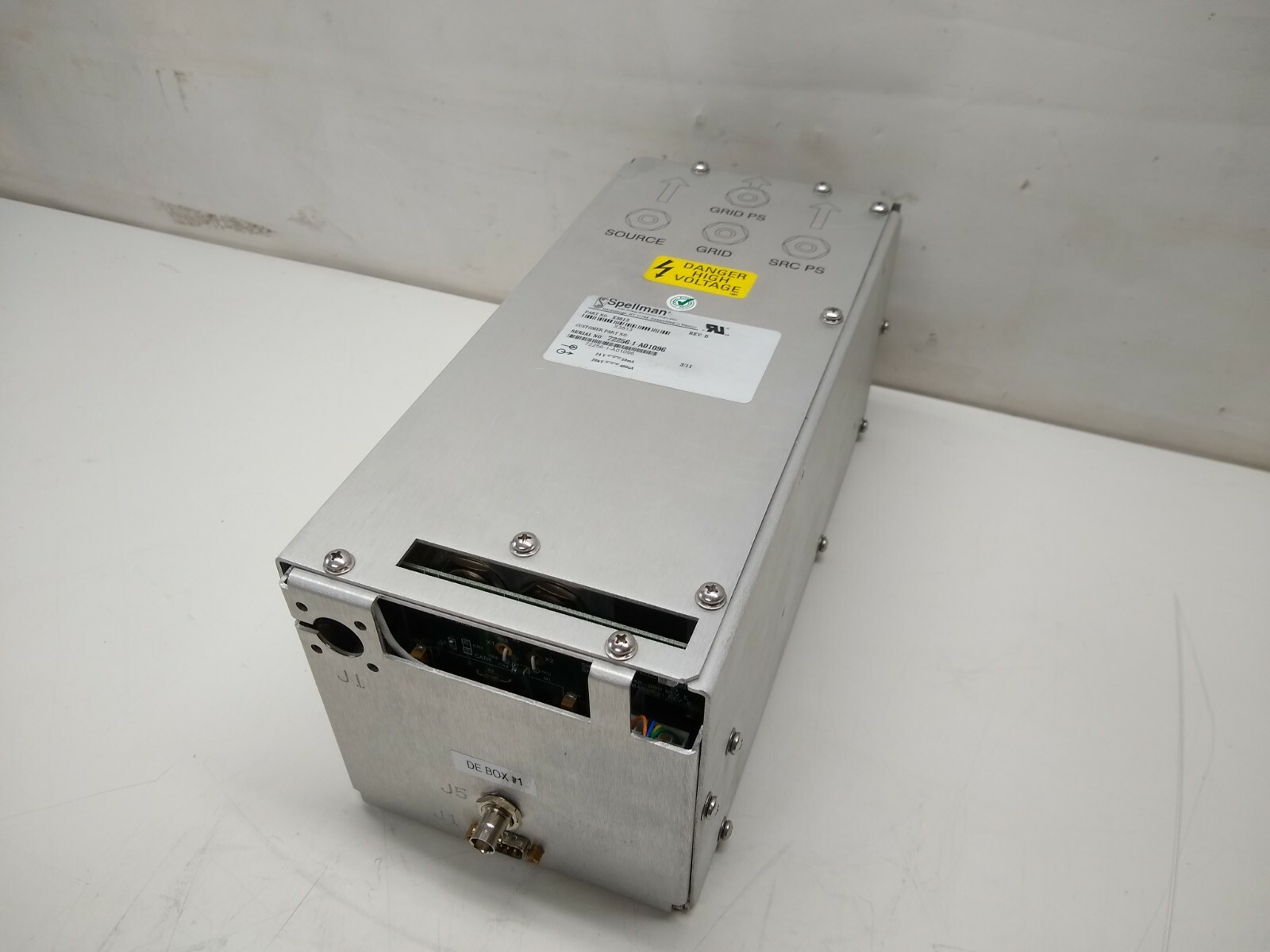 Spellman X3813 20kV High Voltage Power Supply Switch Box 400uA