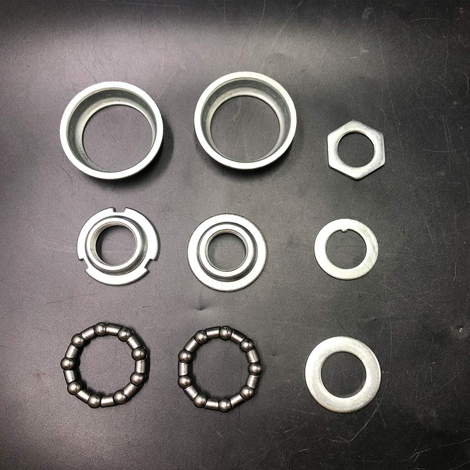 CDHPOWER 2" Cup Bicycle/Bike Bottom Bracket Bearings Set for ONE Piece Crankset
