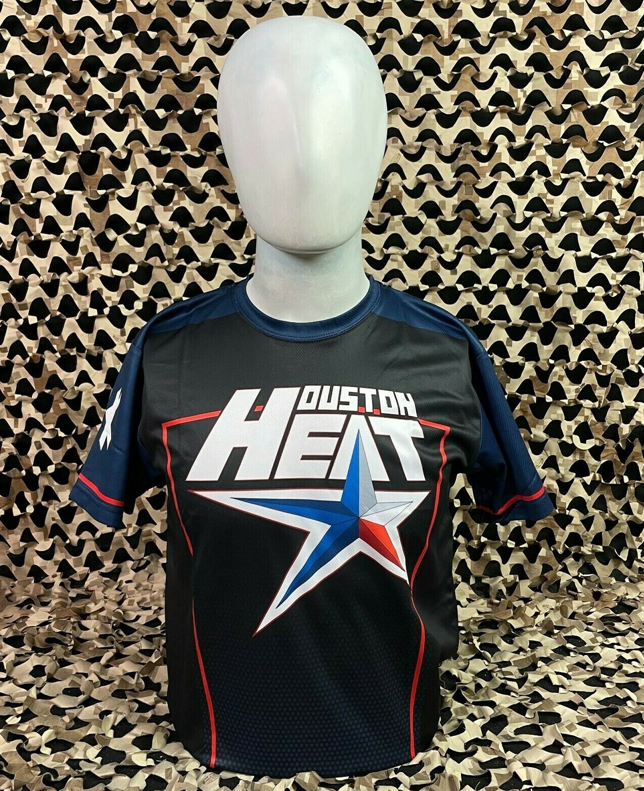 NEW HK Army Houston Heat Dri Fit T-Shirt - Tracer - Large