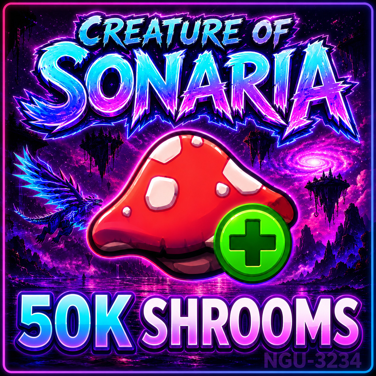 [💎] Creature of Sonaria | 50K Shroom | COS | Fast & Easy [💎]