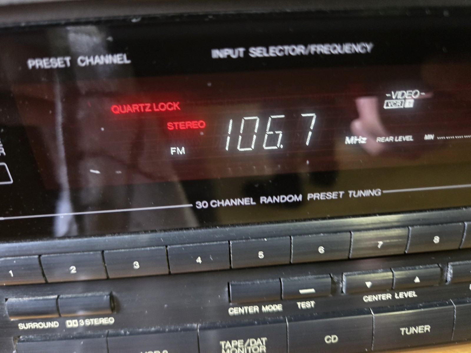 Technics SA-GX330 AV Control Stereo/VCR/CD/PHONO Receiver. READ