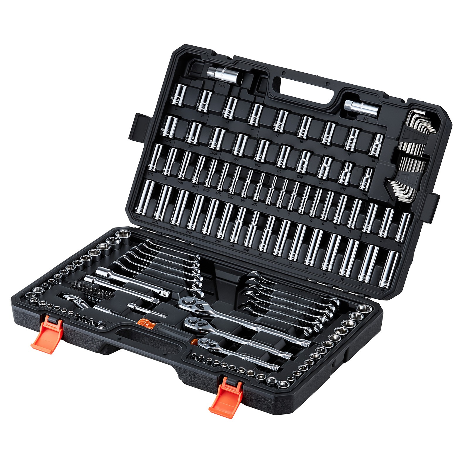 Uimoso 159-Piece Mechanics Tool Kit with SAE and Metric Socket Set