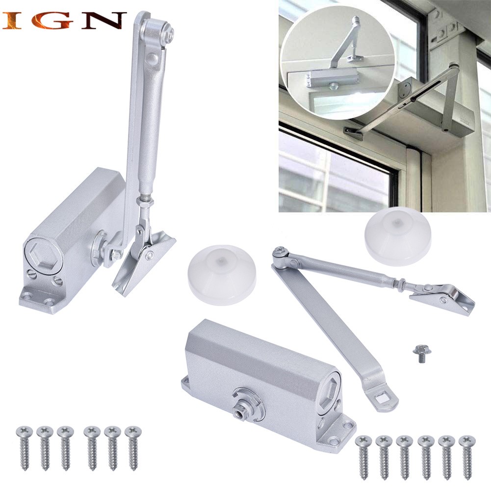 2x Weight 25-45kg Two Independent Valves Control Automatic Door Closer NEW
