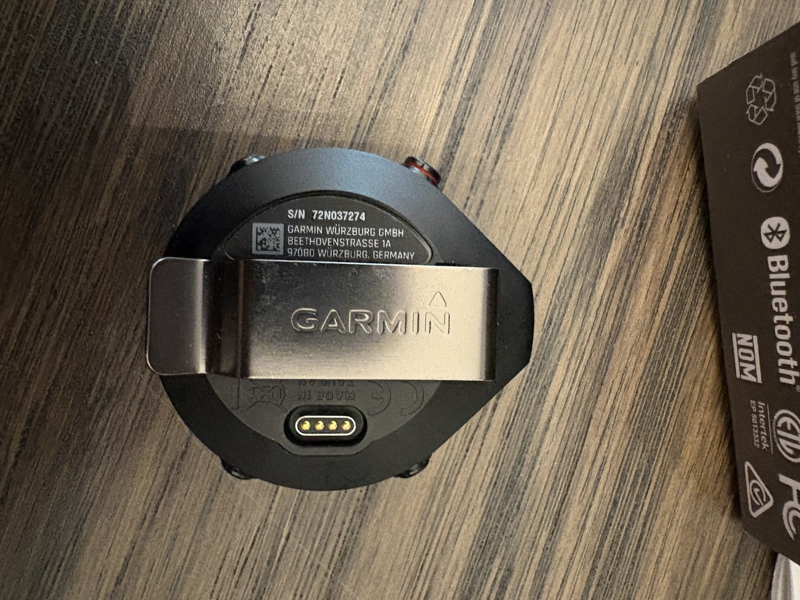Garmin Approach G12 GPS Golf Rangefinder Black Bluetooth USB Cable Manual