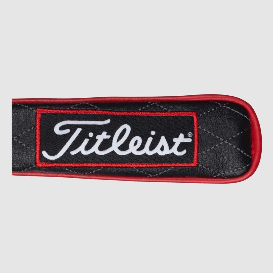new Titleist Jet Black Tour Alignment Stick Cover LTD Black/Red 100% Authentic