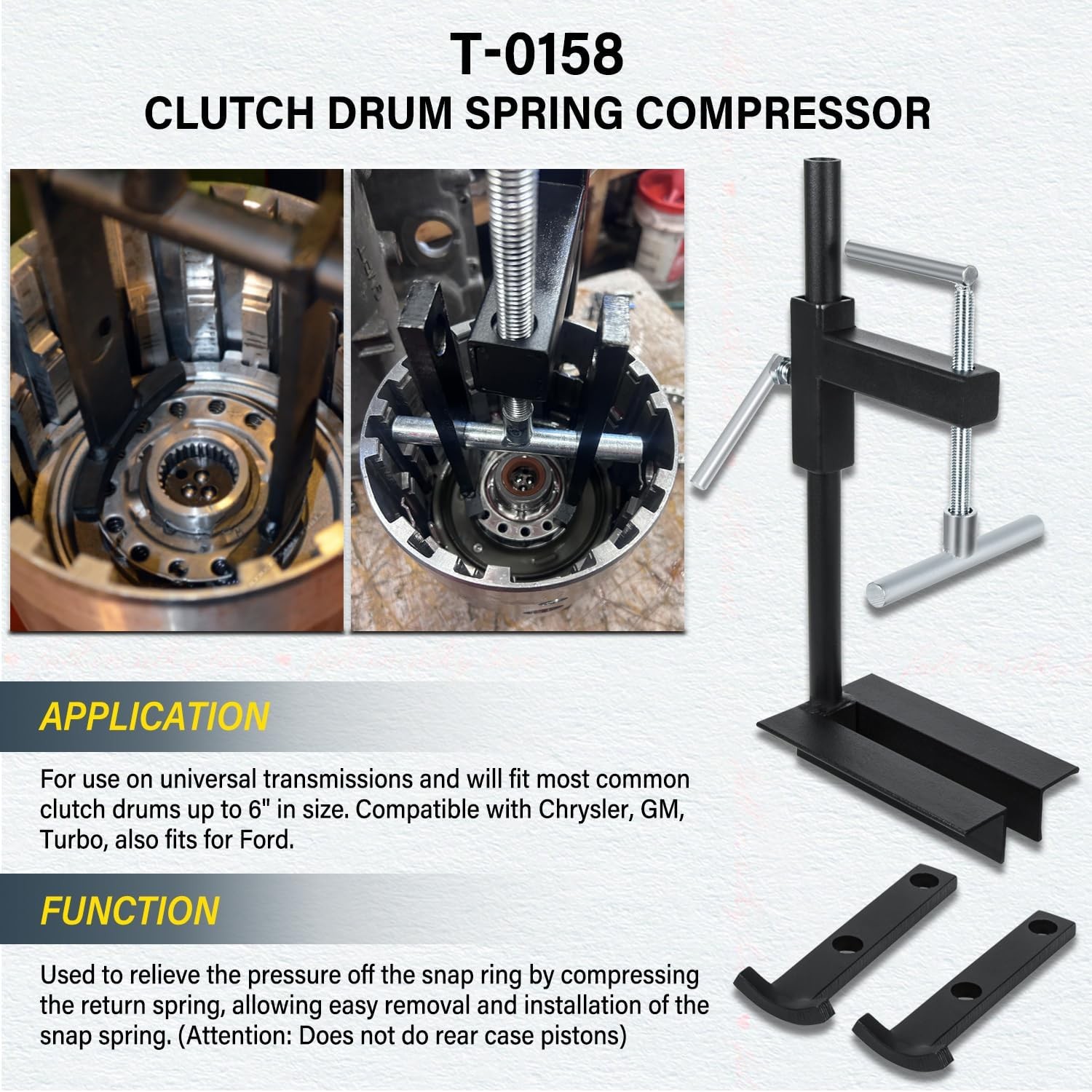 Universal Clutch Drum Spring Compressor Transmission Tool
