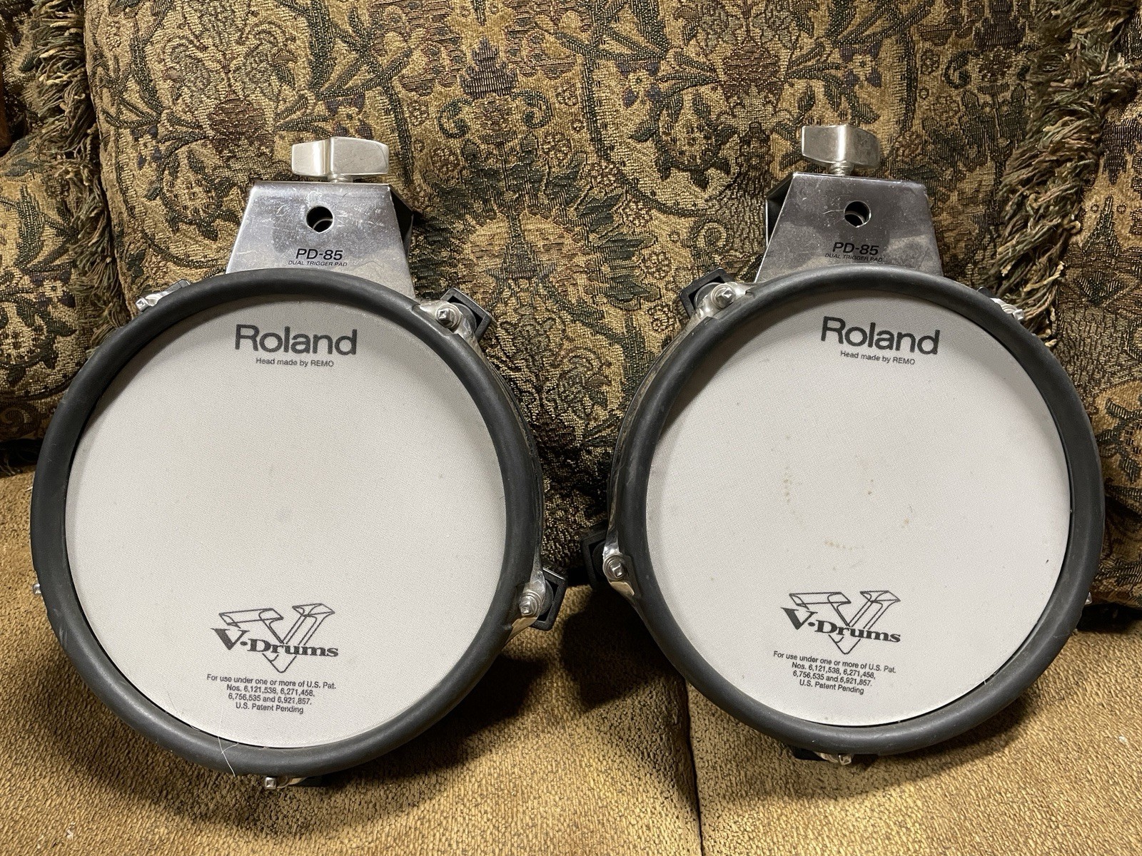 Roland PD-85 V-Drum Mesh Trigger Pads Electronic Drum Pad Lot of 2