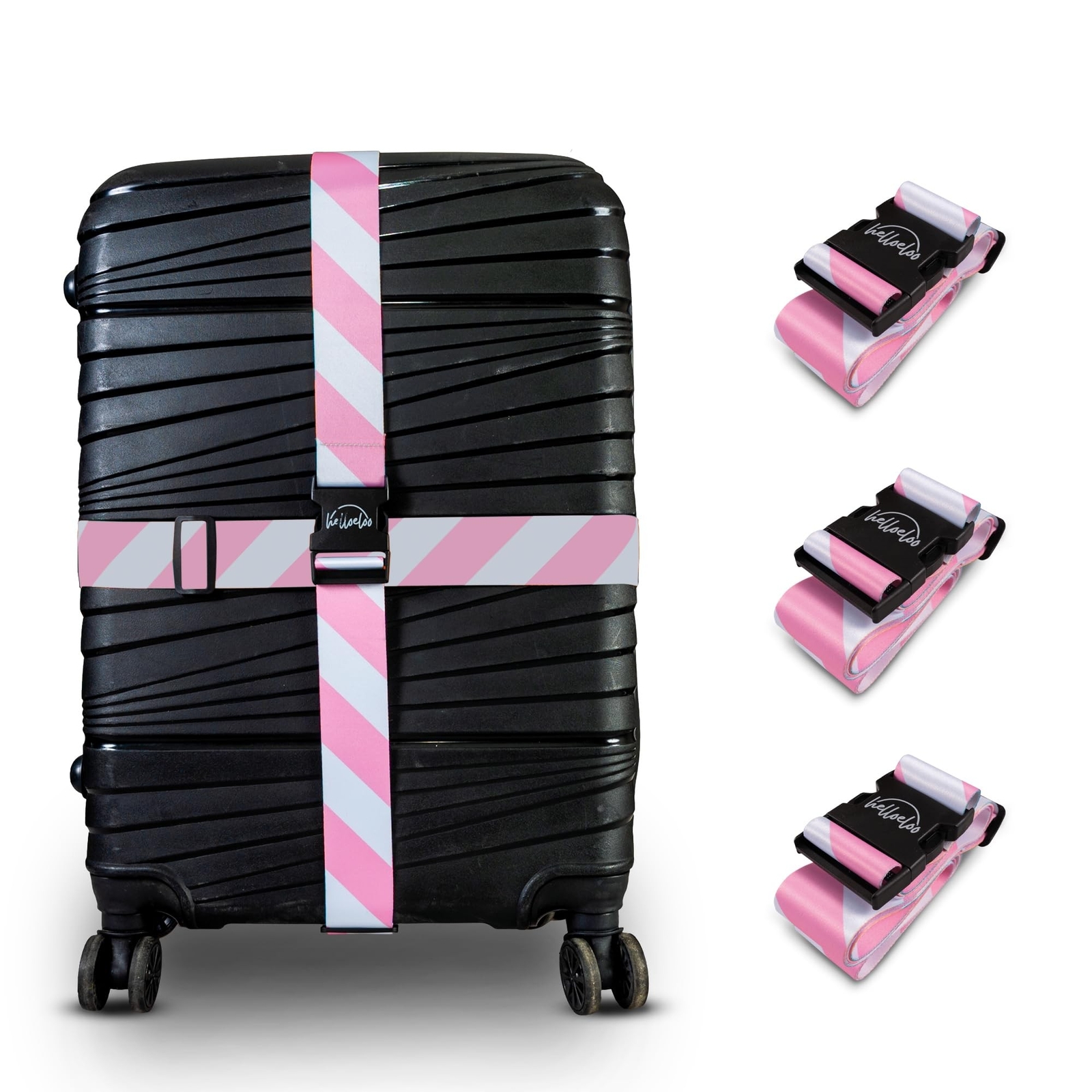 Adjustable Luggage Straps for Secure Travel,TSA Approved Heavy Duty Suitcase ...