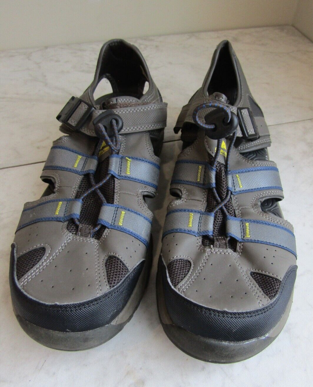 Ozark Trail Outdoor Equipment Gray Synthetic Hiking Sandals Men's 12 EU 45.5