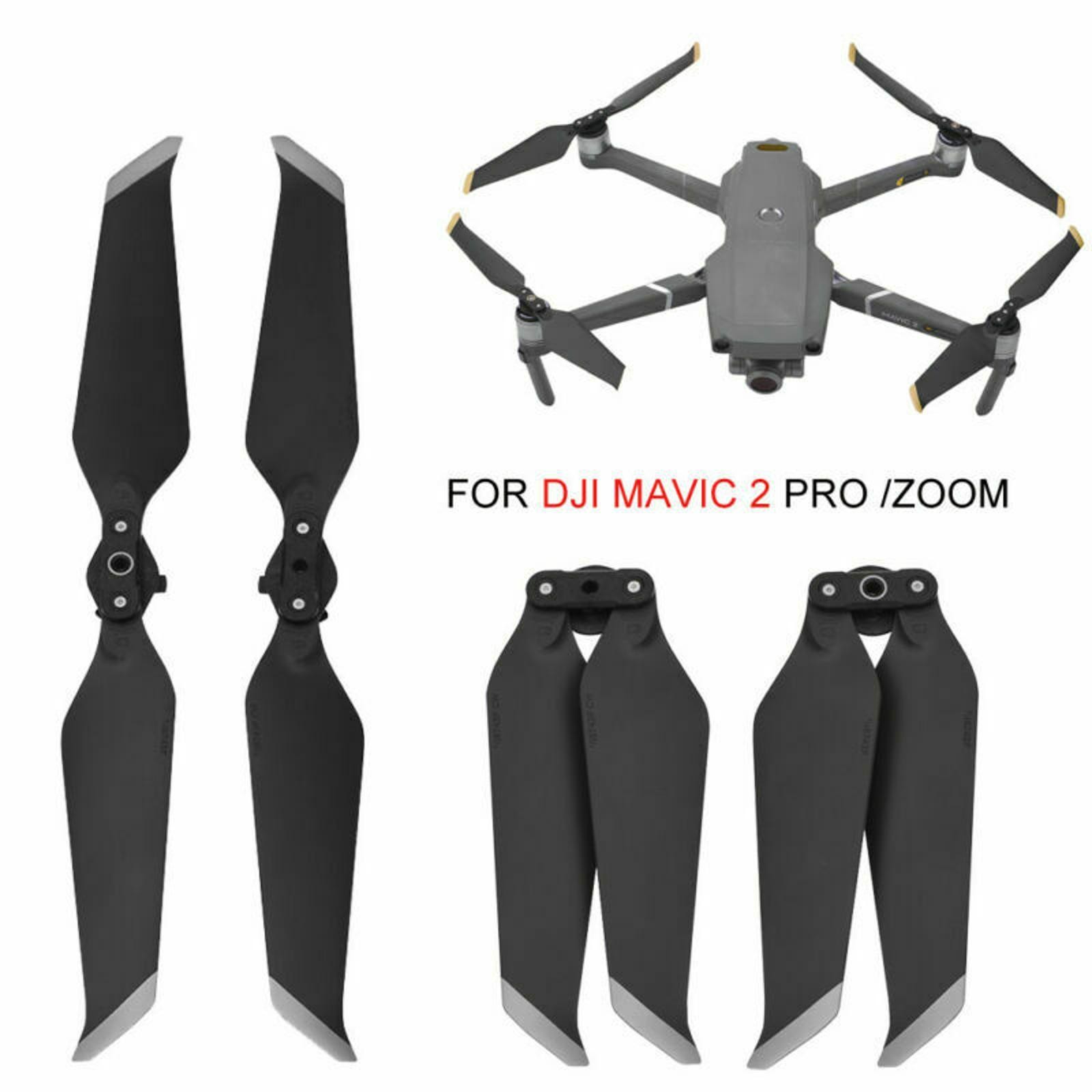4Pack Plastic Flight Propeller Blade Props 8743F For DJI Mavic 2 Pro Zoom Drone