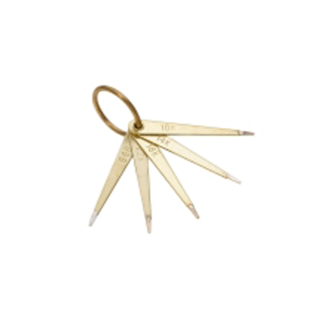 Transline Gold Test Needles Set of 5 - 8K 10K 14K 18K 22K Karat Reference Tips