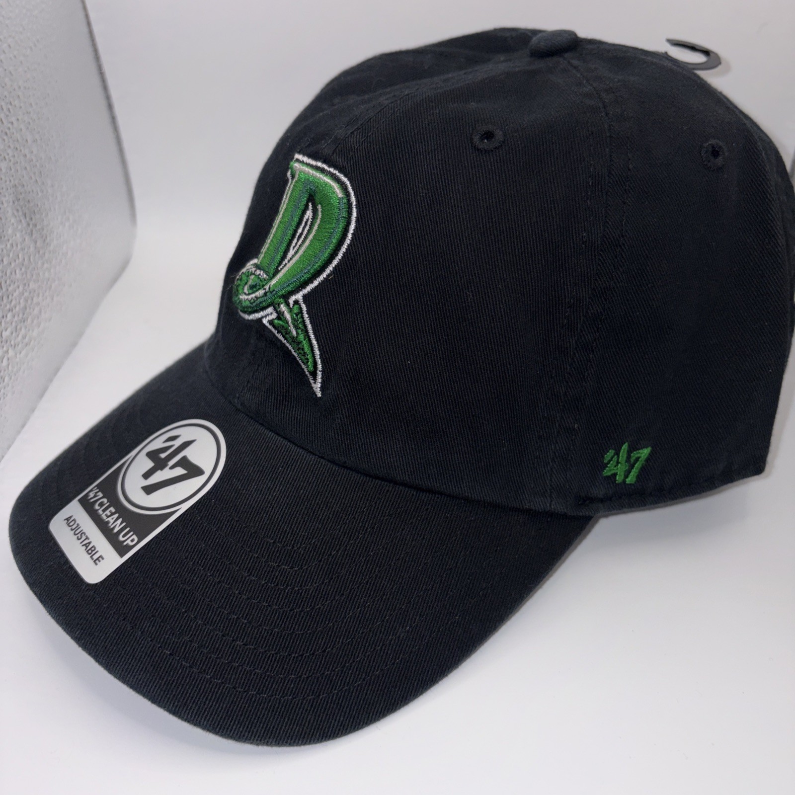 Dayton Dragons '47 Clean Up - Unstructured Dad Hat - Black MiLB Adjustable Cap