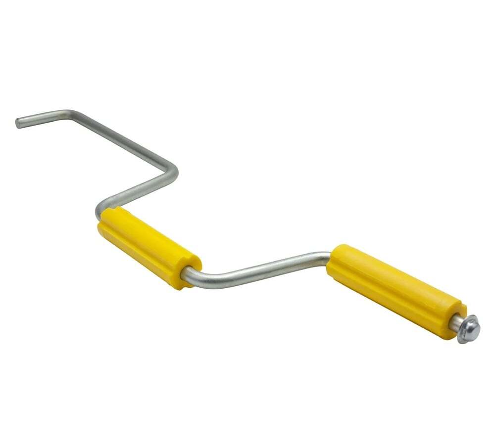 Strap Winder w/ Winch Bar for Flatbed Trailer Winches - Quick Hand Strap Roll...