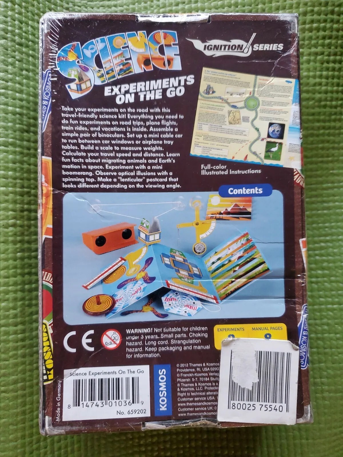 Science Experiments Kit On The Go NEW Thames & Kosmos, 2012 Ignition Series