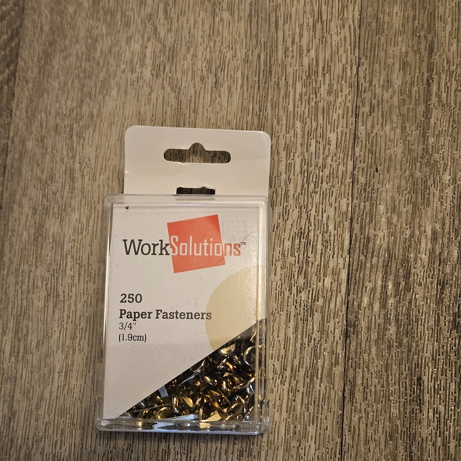 250Pcs Brass Fasteners Brads Paper Crafts Round Paper Fasteners DIY School