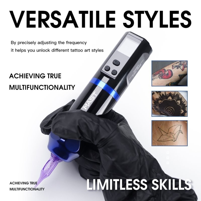 Dragonhawk Wireless Tattoo Pen Machine with Adjustable Frequency Mast Hertz