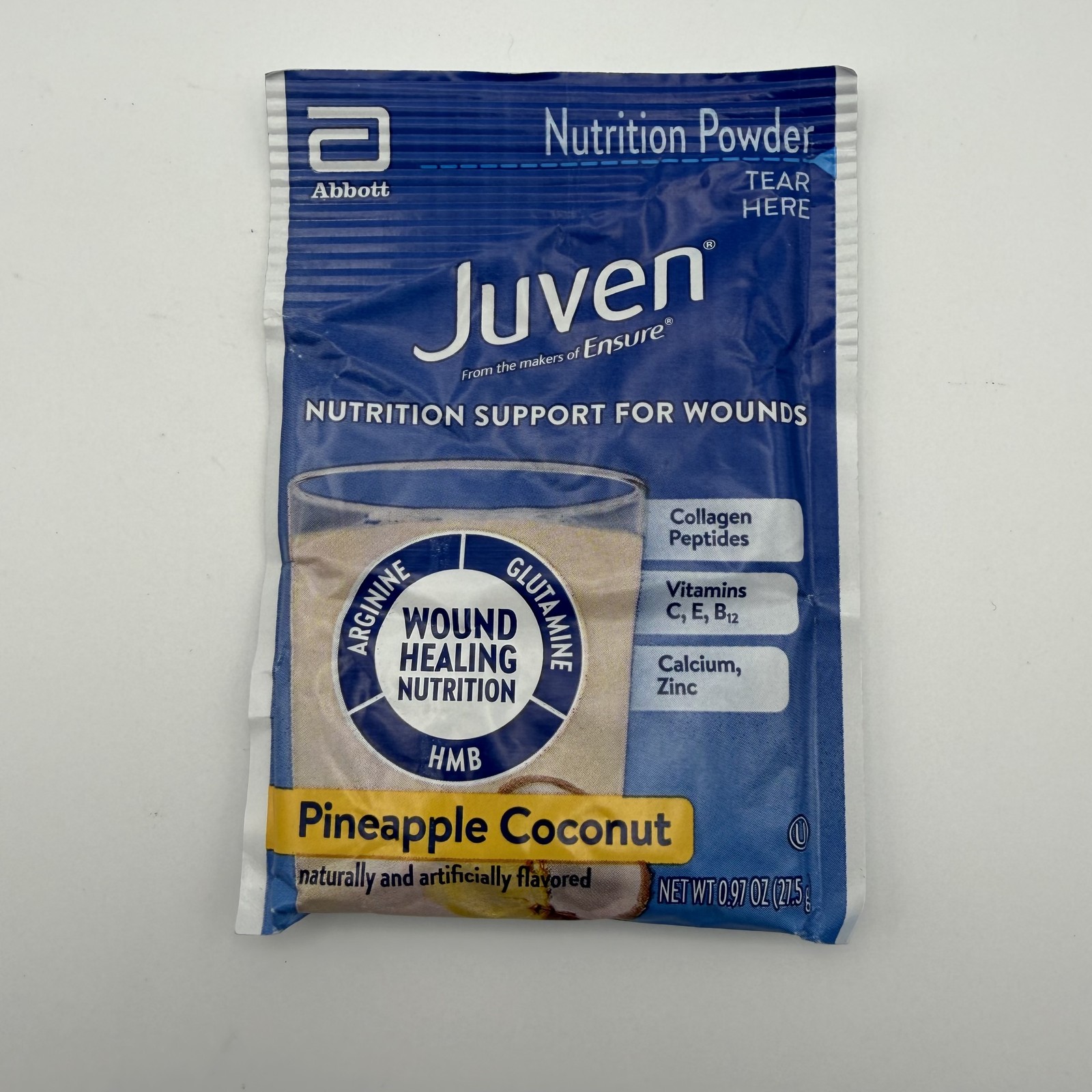Juven Nutrition Powder for Wounds Pineapple Coconut Flavor - Single Packet